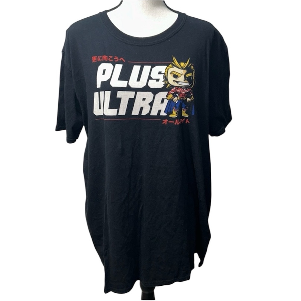 Mens Funko Pop My Hero Academia Graphic Black T-Shirt Size XL